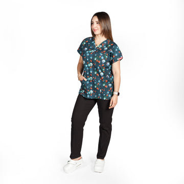 Ensemble bleu foncé