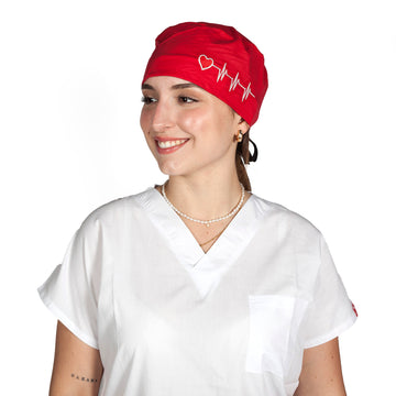 Gorro Sanitario - CARDIO ROJO