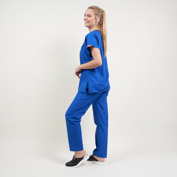 Ensemble bleu électrique